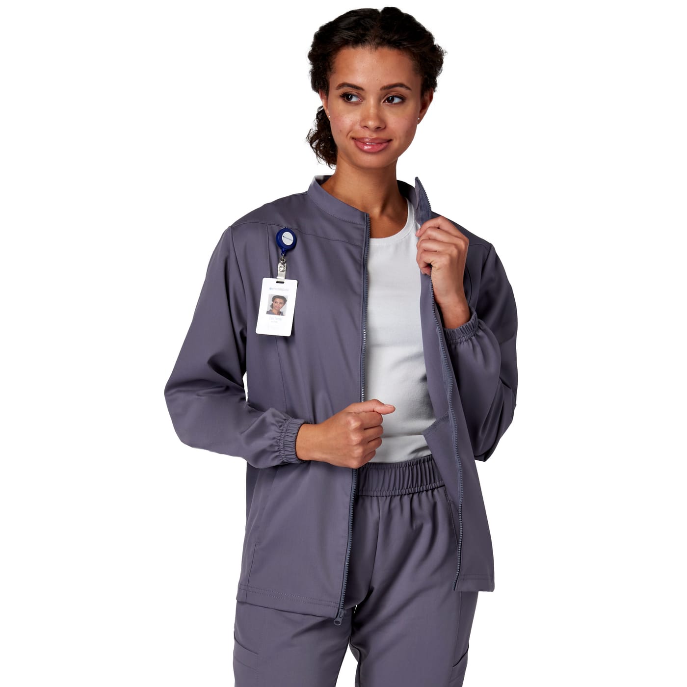 Meta Scrubs 15220 Unisex Zip Front Scrub Jacket
