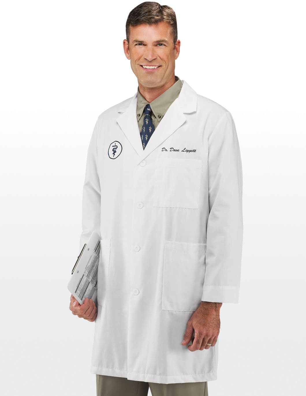 White Swan Meta Men's Lab Coat