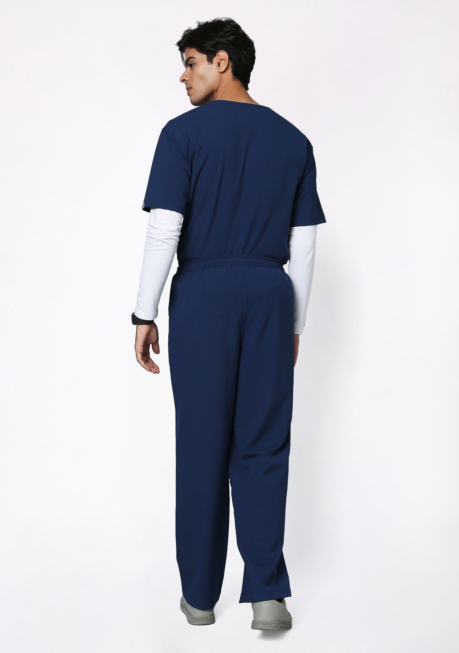 EcoFlex Men's 5-Pocket Active Navy Blue Scrub | Knyamed, ecoflex men 5-pocket active, men 5-pocket active navy, 5-pocket active navy blue, active navy blue knyamed, ecoflex men 5-pocket, men 5-pocket active, 5-pocket active navy, active navy blue, ecoflex, men, 5-pocket, active, navy, blue, knyamed, experience unmatched flexibility, unmatched flexibility performance