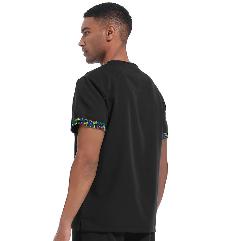 Nairobi Men’s Scrub Top – Soft, Breathable Medical Uniform, nairobi men soft breathable, nairobi men soft, men soft breathable, nairobi men, men soft, soft breathable, nairobi, men, soft, breathable, elevate professional look, professional look men, look men black, men black designed, black designed those, designed those who, those who appreciate
