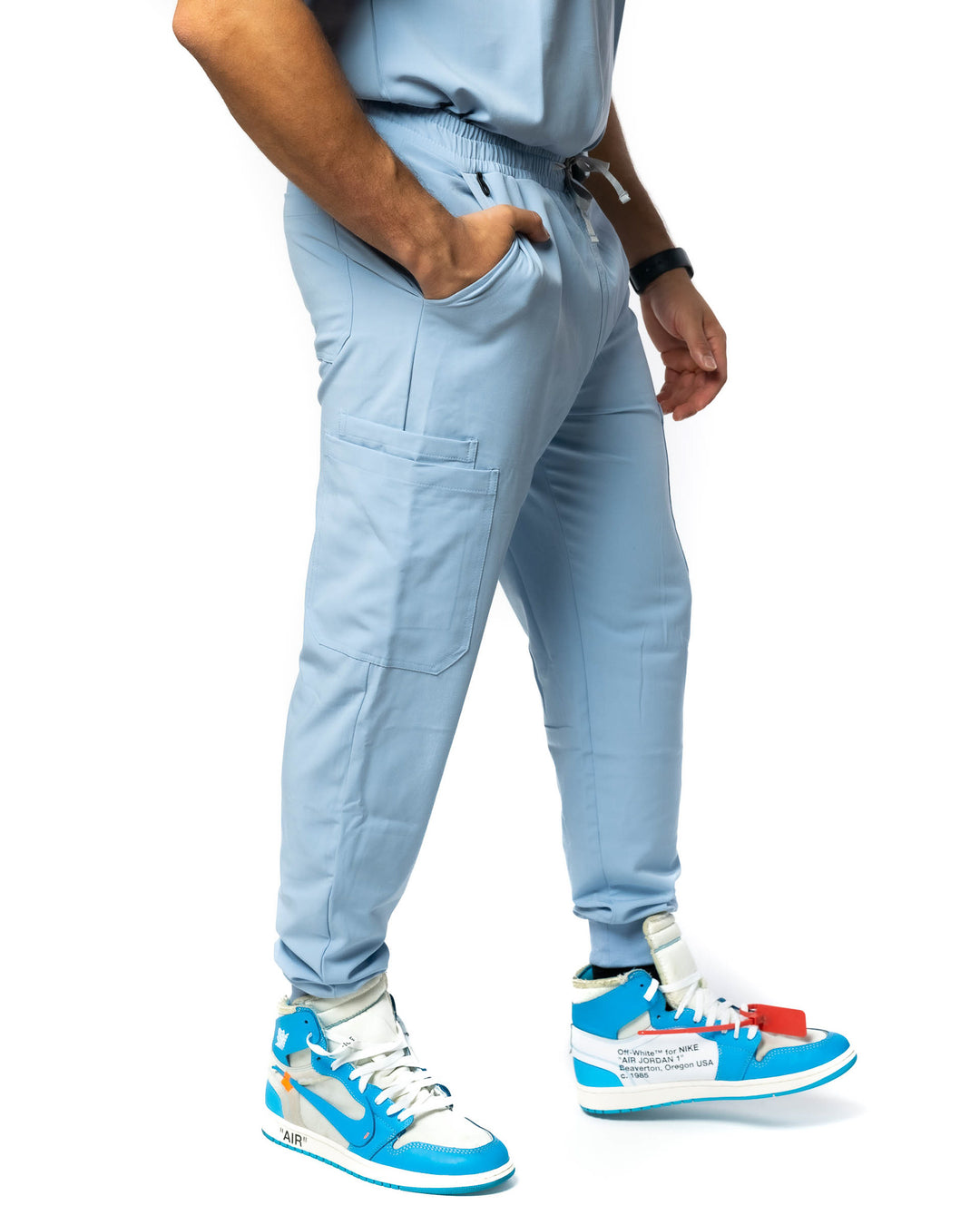 Men's Slate Blue Jogger Scrub Pants, men slate blue jogger, men slate blue, slate blue jogger, men slate, slate blue, blue jogger, men, slate, blue, jogger, papii drew wearing, drew wearing size, wearing size incredibly, size incredibly soft, incredibly soft lightweight, soft lightweight material, lightweight material pockets