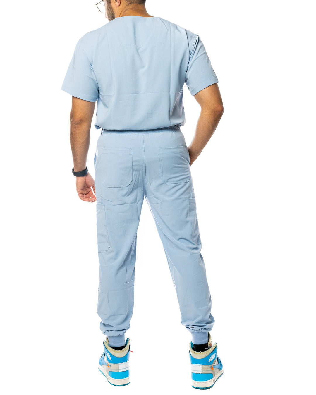 Men's Slate Blue Jogger Scrub Pants, men slate blue jogger, men slate blue, slate blue jogger, men slate, slate blue, blue jogger, men, slate, blue, jogger, papii drew wearing, drew wearing size, wearing size incredibly, size incredibly soft, incredibly soft lightweight, soft lightweight material, lightweight material pockets