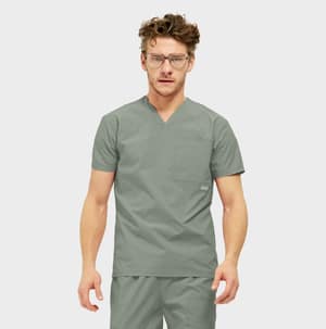 ATLAS Men's Kinetic 3-Pocket V-Neck Scrub Top