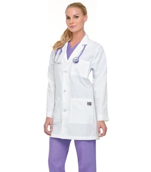 Landau Unisex Three-Button Lab Coat