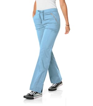 Womens Straight Leg Pant With Elastic