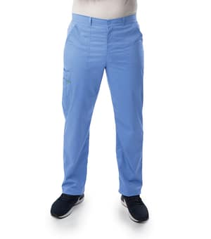 Landau Mens  Drawstring Front Elastic Back Scrub Cargo Pant