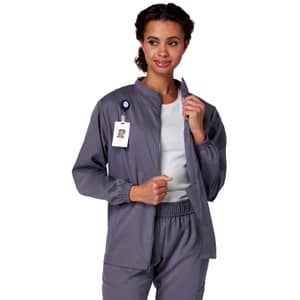 Meta Scrubs 15220 Unisex Zip Front Scrub Jacket