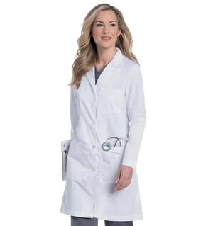 Landau Women's 5-Pocket Full-Length Lab Coat