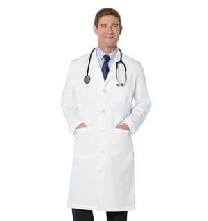 Landau Men's 3-Pocket Full-Length Lab Coat