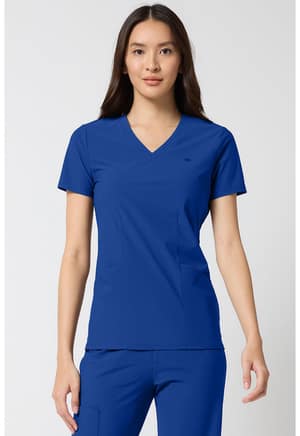 2-Pocket V-Neck Top by Cherokee Infinity Pursuit