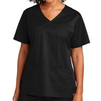 Women's WorkFlex Mock Wrap Top Oak & Twine
