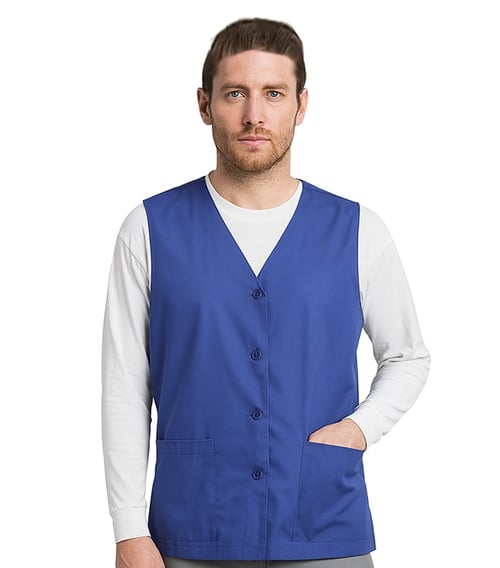 Poplin Scrub Jacket Vest