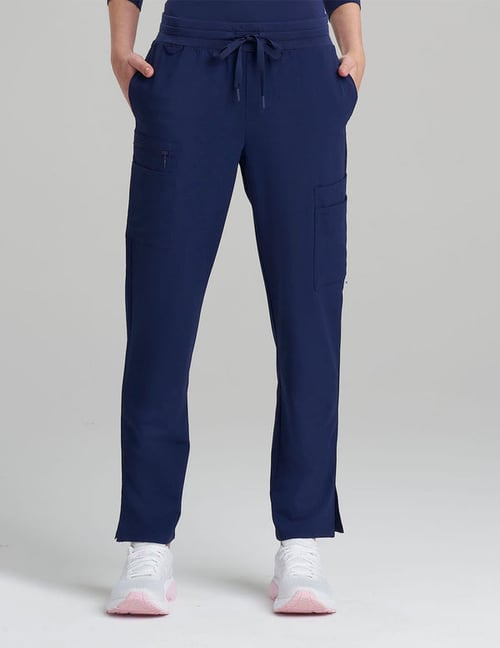 Womens Straight Leg Scrub Pants