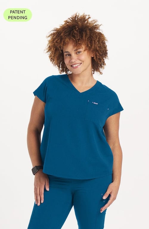 Cypress Easy Fit 2-Pocket CORE Scrub Top