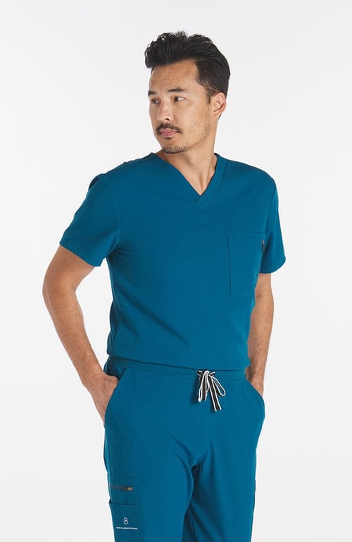 Miguel V Neck 3-Pocket Men's CORE Scrub Top