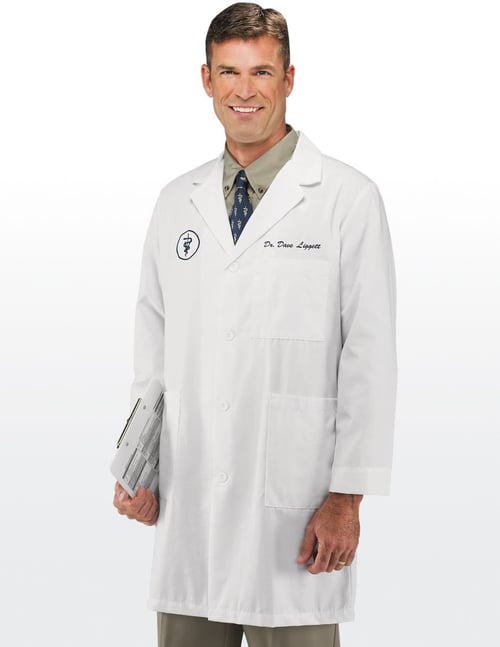 White Swan Meta Men's Lab Coat