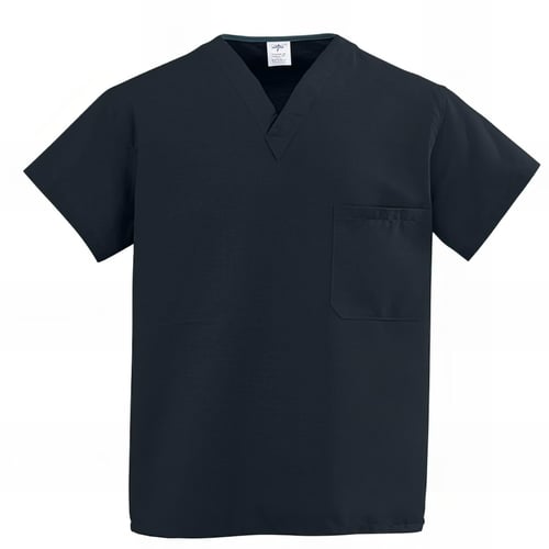 Medline AngelStat Unisex Reversible V Neck Scrub Tops with 1 Pockets