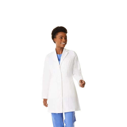 Medline Women's Staff Length 6-Pocket Lab Coats