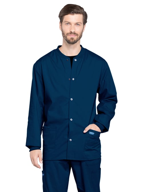 Men's 2-Pocket Snap Front Jacket - WW360 - Navy