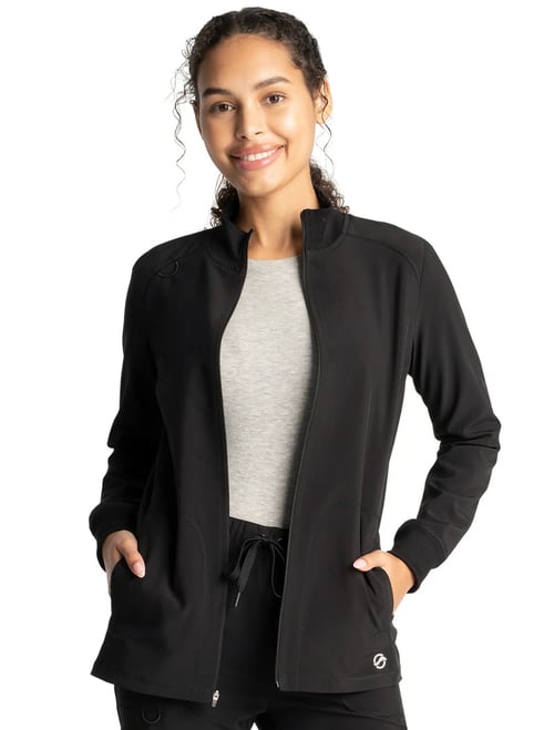 Sanibel Scrubs Sustain Women's Zip Front Jacket #PL327
