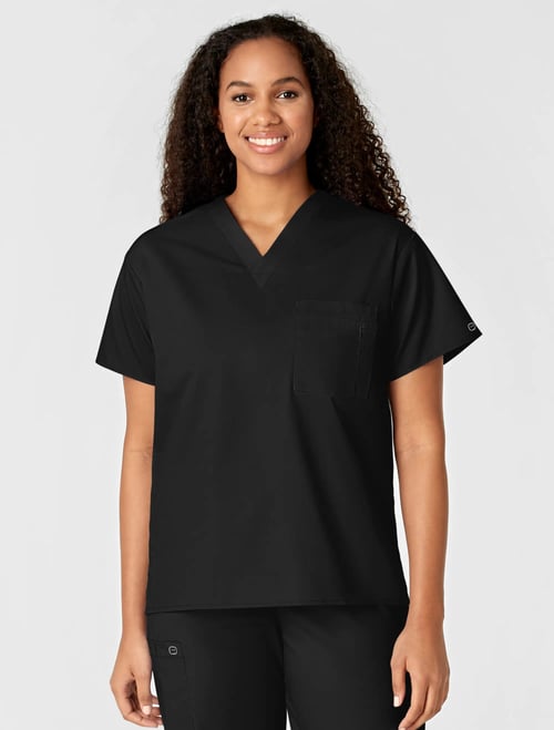 Wink Work Unisex V-Neck Top #100