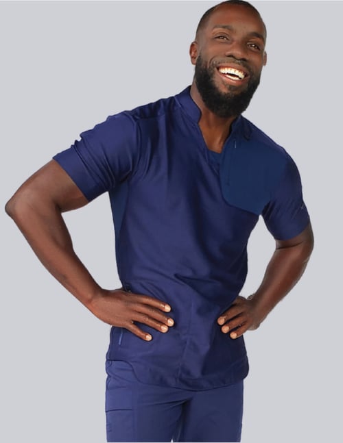 Albion Three-Pocket Scrub Top Regular