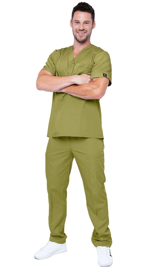Men's 7 Pocket Soft Stretch Uniform Scrubs - Style ST101