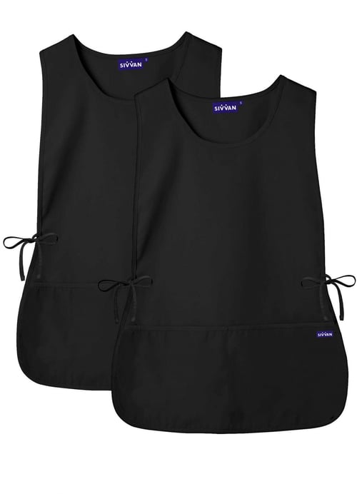 UNISEX COBBLER APRON 2-PACK By Sivvan X-R / Black