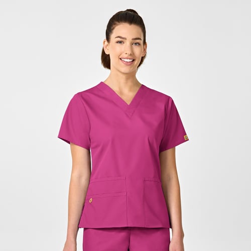 WonderWink Medical Wink Basic Origins Womens Bravo V-Neck Top