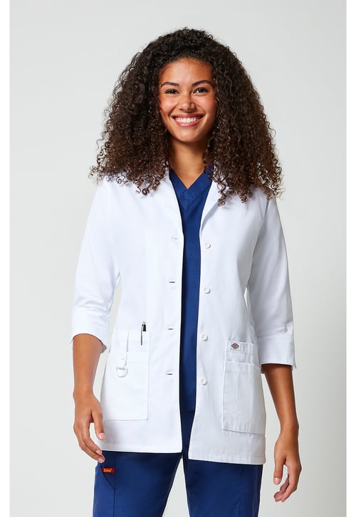 Dickies Prof&amp;#46; Whites 30&amp;#34; Consultation Lab Coat