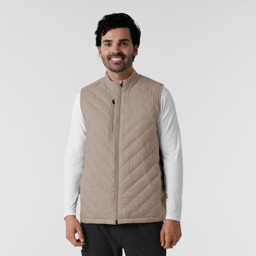 Layers Men&amp;#39;s Quilted Scrub Vest