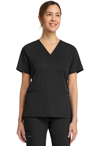 Healing Hands HH Works 3 Pocket V Neck Scrub Top style 653