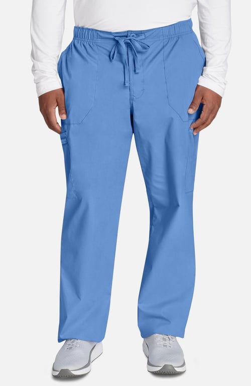 Men's Zip Fly Drawstring Scrub Pant