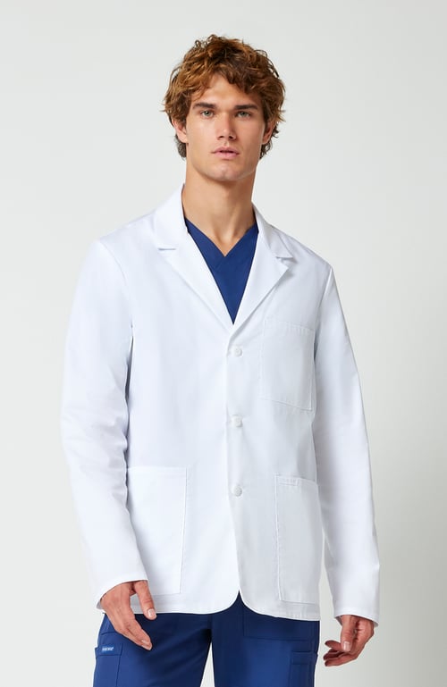 Men's Notched Consultation 30" Lab Coat
