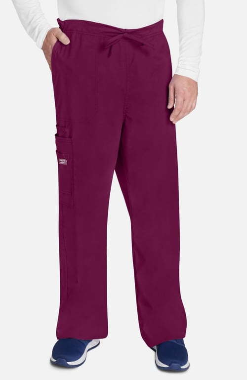 Unisex Drawstring 5-Pocket Cargo Scrub Pant