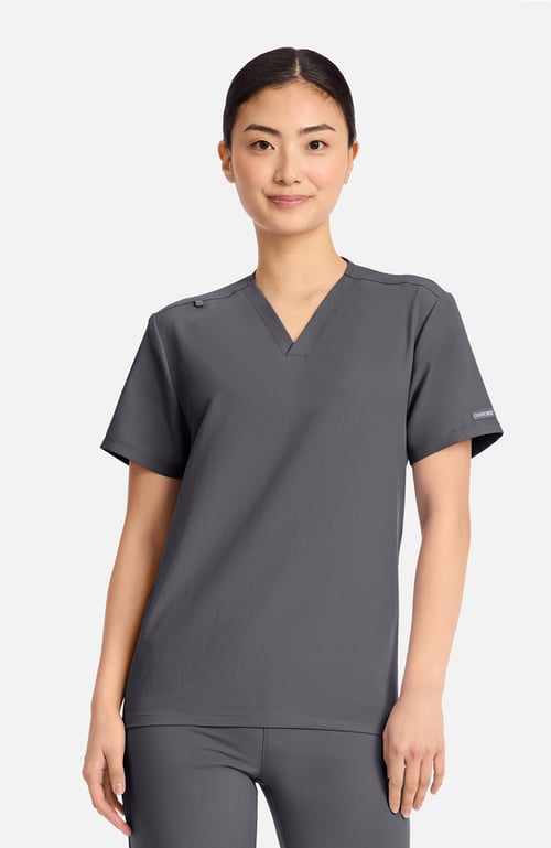 Unisex Tuck-In Pocketless V-Neck Scrub Top