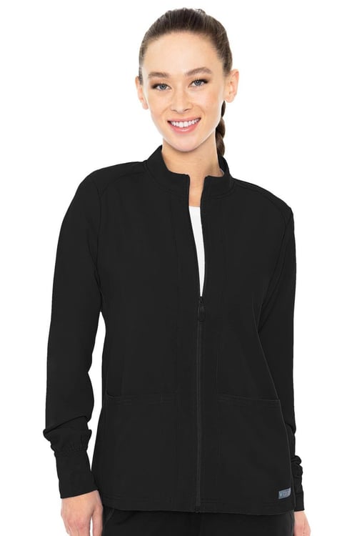 Med Couture Insight Zip Front Warm-Up