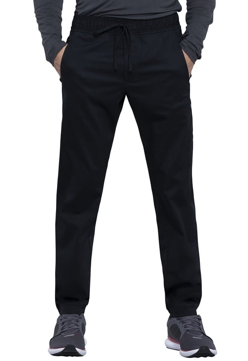 WW012 Men's Natural Rise Jogger - Black