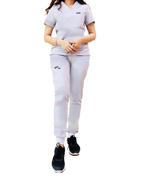 Lavish® - Grey Scrubs For Women