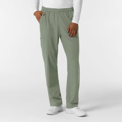 NURTUR Men's Straight Leg Cargo Scrub Pant - Sage