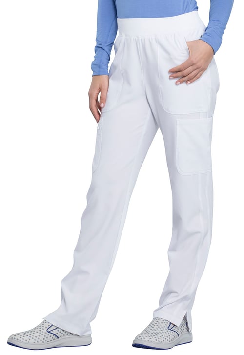 Mid Rise Tapered Leg Pull-on Pant