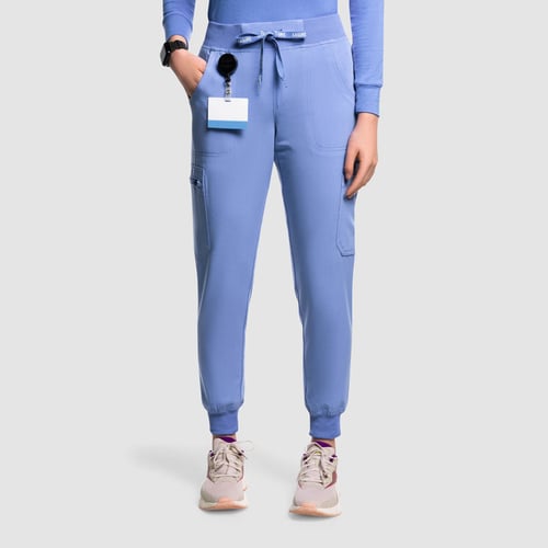 Astra Jogger Scrub Pants Ceil Blue