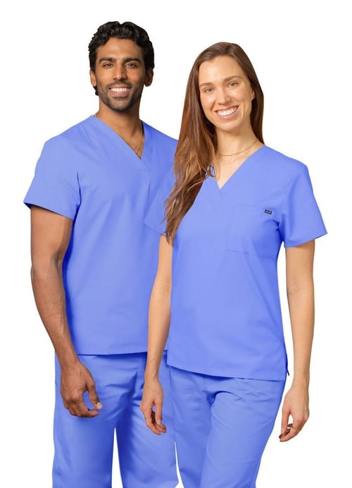 Unisex V Neck Tunic 1 Pocket