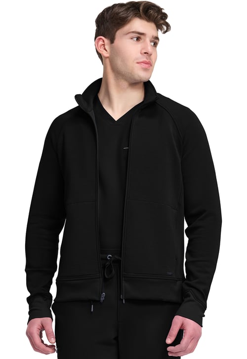 HH LIFESTYLE Men's Zip Front Knit Jacket