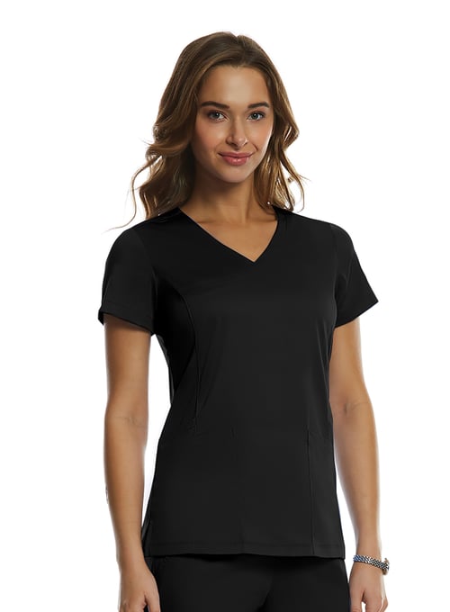 IRG Edge Ladies Knit Panel V-neck Top