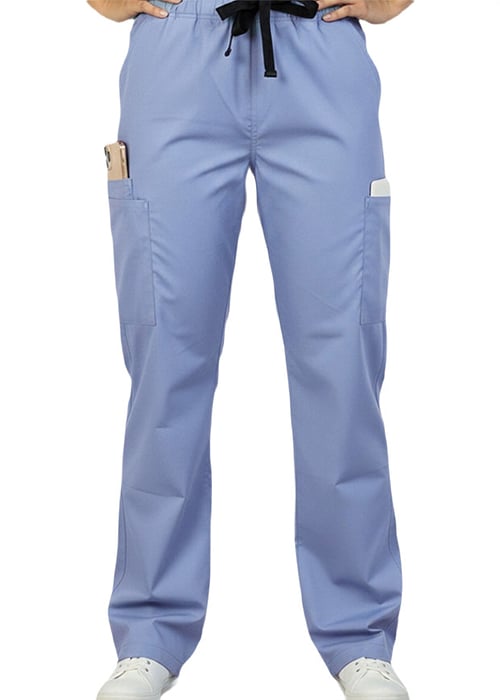 HeedFit Unisex Drawstring Cargo Scrub Pant