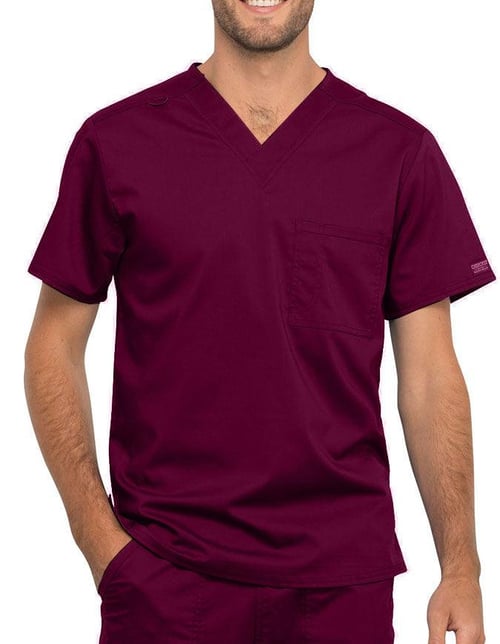 Shop Cherokee Workwear Revolution WW625 Unisex Pocket V-Neck Scrub Top