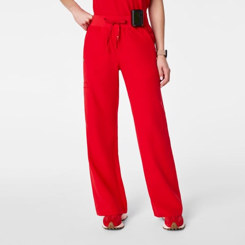 High Waisted Isabel Wide Leg Scrub Pants