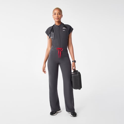 Rafaela Cargo Wide Leg ScrubJumpsuit™