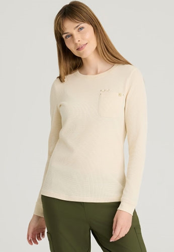 Grey’s Anatomy Evolve Women’s Long Sleeve Underscrub Top – Thermal Stretch #GSST257